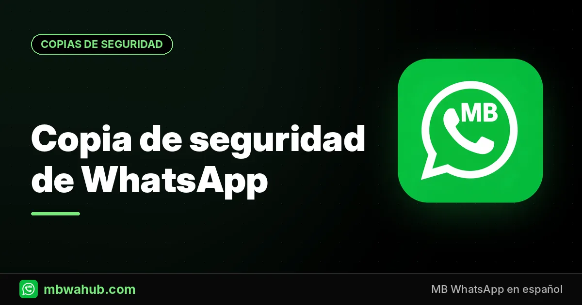 Cómo Hacer y Restaurar una Copia de Seguridad de WhatsApp y MB WhatsApp