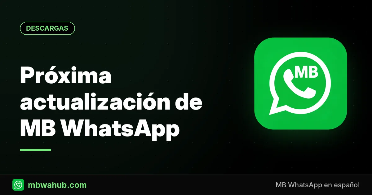 Próxima Actualización de MB WhatsApp: Funciones Esperadas, Mejoras y Cambios